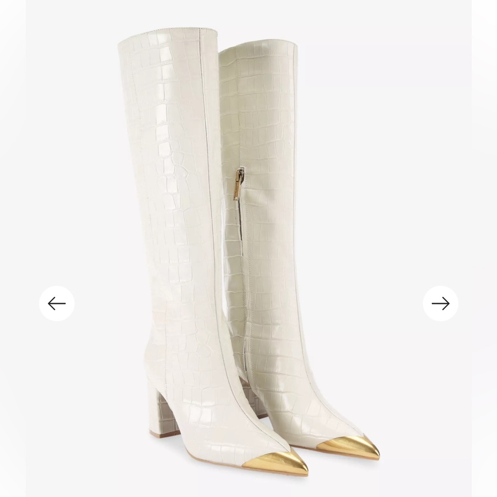 Kurt Geiger London Leather Regent Knee-High Boots